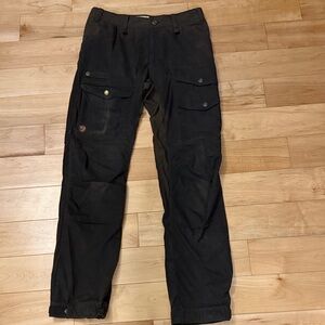 Fjallraven Green G-100 Cargo Pants for Men